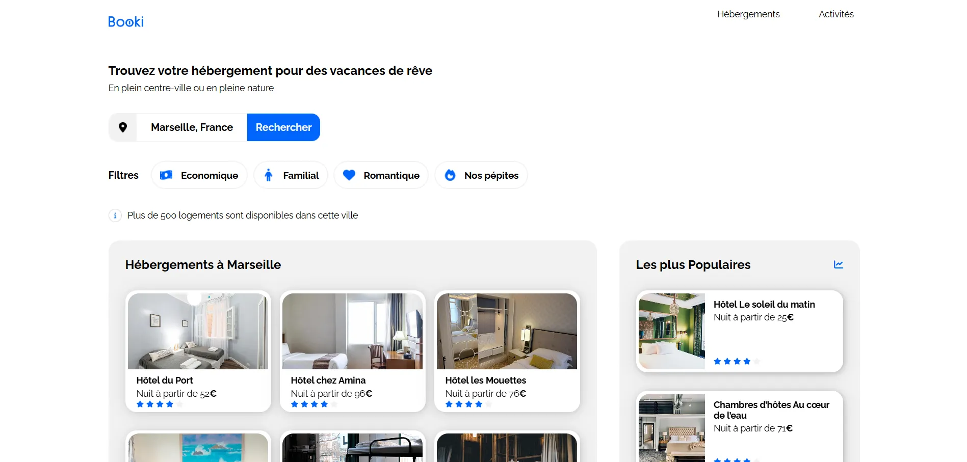 Site d'affichage en HTML et CSS, + gestion des medias queries